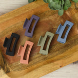 Rachel Matte Hair Clips Lilac Purple