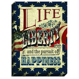 Pair of Patriotic Magnets Red White Blue