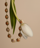 Rose Quartz Gold Chain Belt | Crystal Healing Inspired | Gold