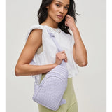 Beyond the Horizon Woven Neoprene Sling Backpack | Lilac Purple