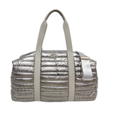 Puffer Weekender Duffle Bag – Pebble Gray