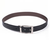 Men's Genuine Leather Reversible Dress Belt | Black & Brown