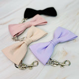 Perfect Shape Bow Key Chain Bag Charm Pink
