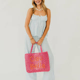 Sandbar Carryall Summer Tote – Fuchsia (Ciao Bella)