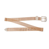 Glamour Gold Metallic Mesh Belt with Rhinestone Bling Buckle