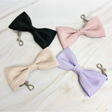 Perfect Shape Bow Key Chain Bag Charm Lavender