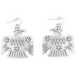 Thunderbird's Realm Artisan Silver Stud Earrings