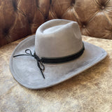 Handmade Black Western Hat Band with Star Concho