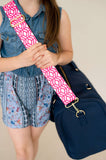 Hot Pink Trellis Detachable Adjustable Crossbody Purse Bag Strap