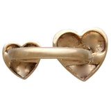 Bronze Double Heart Ring | Adjustable | Large & Small Hearts | Artisan