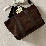 Slouchy Tote Bag – Large Capacity Everyday Carry Coffee Brown