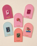 Classic Book Stack Enamel Pin