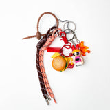Burger Girl Keychain Bag Charms