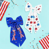 Oh My Stars Sequin & Rhinestone Patriotic Hair Bow