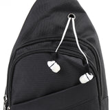 Crossbody Travel Sling Bag – Adjustable Strap, Multi-Pocket | Black