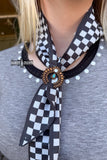Western Cowgirl Kingsville Scarf Slide Ring Tee Clip