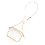 Gold Clear Stadium Crossbody Blair Purse