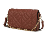 Ursula Crossbody Quilted Flap Bag Purse