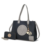 Louise Tote Handbag and Wallet Set Vegan Leather
