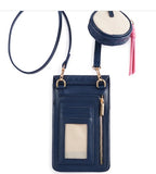 Frankie Phone Holder Crossbody – Navy | Shiraleah
