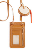 Frankie Phone Holder Crossbody Bag | Natural Canvas