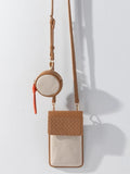 Frankie Phone Holder Crossbody Bag | Natural Canvas