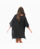 Elsie One Size Fringe Beach Swimsuit Cover Up