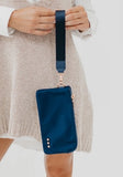 Cove Double Zip Nylon Wristlet Wallet | Teal