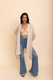 Mystic Hues Cotton Boho Kimono Wrap Ruana
