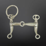 Western Curb Bit Keychain | Equestrian-Inspired | Polished Finish