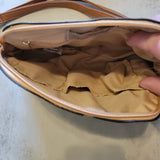 Patchwork Print Dome Cork Crossbody Bag – Eco-Friendly