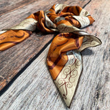 Wild West Print Scarf | 36x36 | Cinnamon