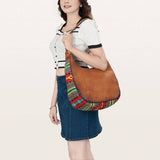 American Darling Eleanor Leather & Saddle Blanket Hobo Bag