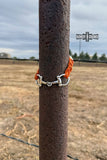 Western Braided Equestrian Horse Snaffle Bit Bracelet