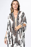 Sequoia Vine Kimono | Ivory Boho Viscose Layer