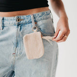 River Raffia Clippable Card Holder | Cream