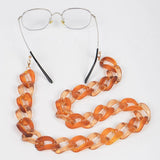 Pink Acrylic Link Chain Sunglasses Strap