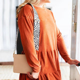 Black White Spotted Adjustable Detachable Crossbody Bag Purse Strap