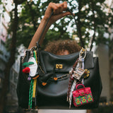 Cherry Pop Beaded Keychain Bag Charm