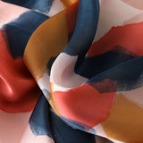 Colorful Dots Square Scarf Pink