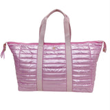 Puffer Weekender Duffle Bag – Ballet Pink