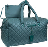 Joan & David Quilted Duffle Bag - 22" Parachute Nylon Weekender