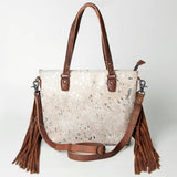 American Darling June Hair-On Cowhide & Leather Fringe Western Tote