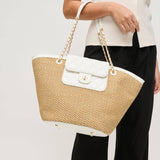 Landon Tote – Natural White