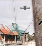 Blue Beaded Bow Western Coquette Necklace