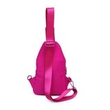 Beyond the Horizon Woven Neoprene Sling Backpack | Fuchsia