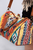 Kingston Hand-Woven Cotton & Chenille Boston Bag