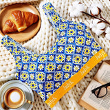 Arya Printed Bralette – Blue Amalfi | JadyK