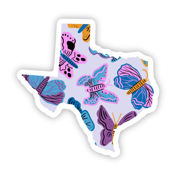 Texas State Sticker Moth and Butterfly