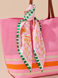 Spritz Lightweight Scarf | Orange | Polyester Silk